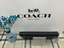 コーチ COACH 長財布 財布 メンズ ブラック黒　プレゼント 贈り物 ロング ジップ ブランド 大容量 新品 未使用 ファッション F12130 A195_画像7