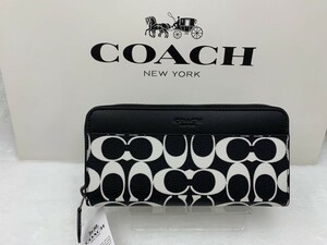 コーチ COACH 長財布 財布 メンズ 人気 高級感 プレゼント 贈り物 シグネチャー ロング ジップ 新作 新品 未使用 ファッション CP231 C338