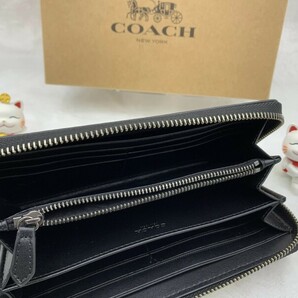 コーチ COACH 長財布 財布 レディース メンズ プレゼント 贈り物 ストライプ ロング ジップ 新品 未使用 ファッション F75395 A299の画像10