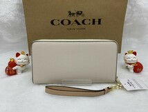 コーチ COACH 長財布 財布 ホース アンド キャリッジ 馬車柄 プレゼント 贈り物 ロング ジップ 新品 未使用 ファッション C3548 C060_画像3