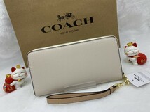 コーチ COACH 長財布 財布 ホース アンド キャリッジ 馬車柄 プレゼント 贈り物 ロング ジップ 新品 未使用 ファッション C3548 C060_画像4