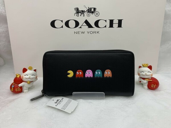 コーチ COACH 長財布 財布 プレゼント 贈り物 シグネチャー ロング ジップ 新品 未使用 レディース メンズ ファッション F55736 A149