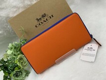 コーチ COACH 長財布 財布 レディース プレゼント 贈り物 ギフト ロング ジップ ブランド ブランド 大容量 新品 ファッション C6699 A078_画像4