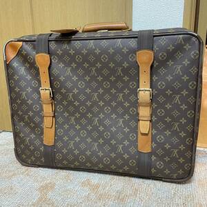 LOUIS VUITTON ルイヴィトン トラベルバッグ スーツケース モノグラム サテライト ボストンバッグ ブラウン M23356 