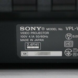 SONY HDR対応 1800lm 4K SXRD ビデオプロジェクター●VPL-VW515 中古 ランプ使用102時間 中古【訳あり品】の画像9