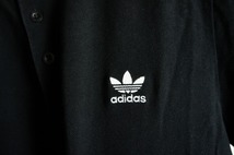 美品23SS adidasアディダス アディカラー クラシックス スリーストライプス 半袖ポロシャツ Tシャツ IL2501 黒白318O_画像6