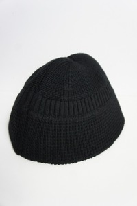 美品 YOKO SAKAMOTOヨーコサカモト knit bucket hat ニット バケット ハット 帽子 ブラック黒311O