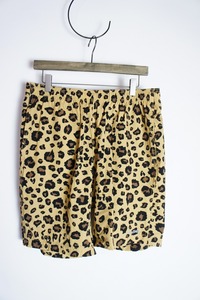 美品23SS WILD THINGS ワイルドシングス BASE SHORTS レオパード ショート パンツ ショーツ WT23043AD 茶318O