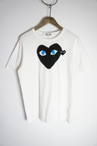 国内正規 PLAY COMME des GARCONSプレイ コムデ ギャルソン Tシャツ黒ハート AD2013 AZ-T088 本物 白1104N_画像1