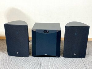 【福岡】サーフェスマウントスピーカー＆サブウーファー◆YAMAHA◆ヤマハ◆NS-SW300/VXS8◆※3個口発送◆モデルR展示品◆BR4624_Kh