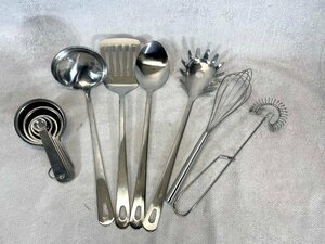 [ Fukuoka ] kitchen miscellaneous goods cookware assortment *IKEA other * ladle * fry pan return * measurement spoon etc. * model R exhibition goods *TS6700_Ts