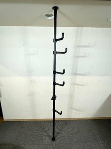 [ Fukuoka paul (pole) hanger * hanger rack * ceiling stationary type * approximately H1870~2650* model R exhibition goods *BR4466_Kh