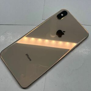 iPhoneXS MAX 64GB ゴールド　SIMフリー　バッテリー最大容量75% 液晶異常あり