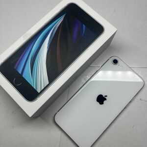 iPhoneSE2 第二世代　ホワイト　64GB SIMフリー　バッテリー最大容量82% ホームボタン故障