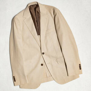  beautiful goods M size * spring summer SOLOTEX cloth UNITED ARROWS 2B tailored jacket men's beige 