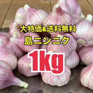 【美味！大容量！大好評！健康美容野菜！今が旬！】沖縄　伊江島産　ニンニク　1kg