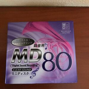 サニーテック　MD ミニディスク80　 録音用　未開封　1枚