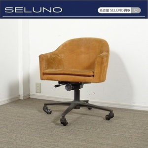 ★SELUNO★モデルハウス展示良品トラックファニチャー BT デスクチェア 本革 30万 #パシフィックファニチャーアクメジャーナルスタンダード