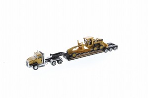 【新品】 1/87 キャタピラー　CAT CT660 デイキャブトラクター　CAT 163H モーターグレーダー 積載 　DIECAST MASTERS 