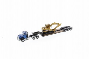 【新品】 1/87 キャタピラー　CAT CT660 デイキャブトラクター　CAT 315C L 油圧ショベル 積載 　DIECAST MASTERS 