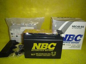 NBC 4B-BS(YT4B-BS FT4B-5 GT4B-5)バッテリー◇新品