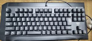 メカニカルキーボード 有線 キーボード ゲーミングキーボード 青軸