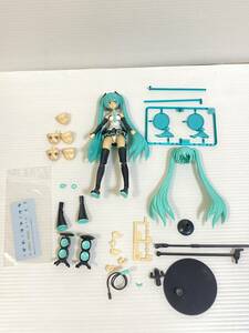 フレームミュージック・ガール 初音ミク　 クリア成型髪の毛パーツ&タンポ無し顔パーツ 限定特典　コトブキヤ プラモデル ジャンク　