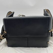 1円●美品●StellaMcCartney ステラマッカートニー リュック ステラロゴ ロゴ ベルト フェイクレザー 保存袋付き レディース 594165 黒_画像5