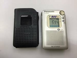 Panasonic FMステレオ/AMポケットラジオ RF-NS460R　中古品1472