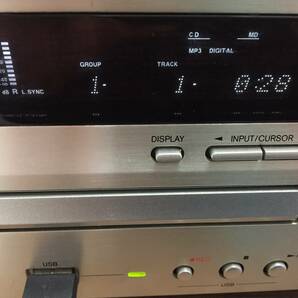 ONKYO CD/MD/USBコンポ FR-N9SX 純正リモコン付 中古品1494の画像5