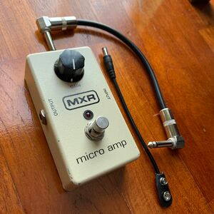 MXR M133 micro amp ブースター エフェクター パッチケーブル・バッテリースナップ付き