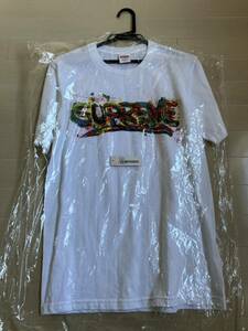 supreme paint logo tee Sサイズ