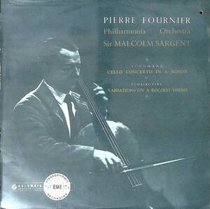 【貴重】P. Fournier Schumann Cello Concerto/Tchaikovsky Rococo Variations 日Columbia 初期Stereo盤OS-3107(=SAX2282)(YAX-57/8)