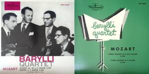 【定盤】Barylli Qt. Mozart String Quartet K499/Quintet K406 & K589/K387 復刻盤バラ2枚 XWN18168/WL5265 
