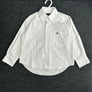 IVY-BROTHERS 白シャツ　110サイズ　綿100% フォーマル　長袖Yシャツ
