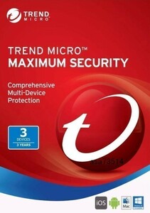 [ immediate payment support ]3 year 3 pcs English version u il s Buster k loud newest VERSION download version Trend micro (TREND MICRO) security 