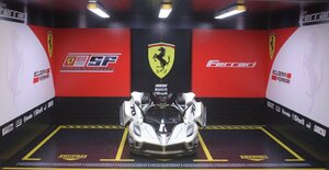 ▲入手困難！3 Cars ガレージタイプ撮影ブース 1/18 LED照度 フェラーリ Ferrari BOX ショールームタイプ ジオラマ