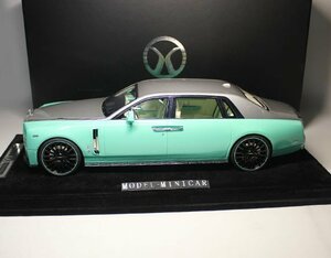 ▲最後1台！Green！超貴重な！世界限定30台！MANSORY 1/18 ロールスロイス Rolls Royce Phantom 8 ファントム 新品 Resin Model