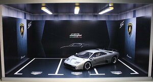 ▲入手困難！黑！3 Cars ガレージタイプ撮影ブース 1/18 LED照度 ランボルギーニ LP700 AVENTADOR BOX ショールームタイプ ジオラマ