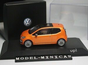 ▲VW特注 1/43 Volkswagen UP オレンジ 新品