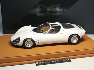 ▲最後1台！超貴重な！白！世界限定33台！DM 1/18 アルファロメオ Alfa Romeo Tipo 33/2 Stradale 新品 Resin Model