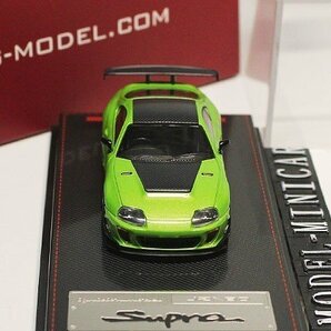 ▲超絶版！Green！Ignition Model 1/64 Toyota トヨタ Supra スープラ A80 JZA80 新品 IGの画像2