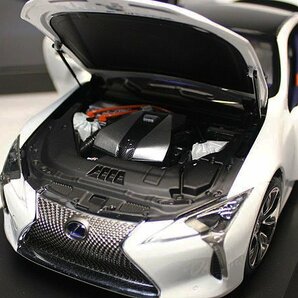 ▲金属製！全開閉！LEXUS特注 1/18 レクサス Lexus LC500 LC500h 新品 白の画像6