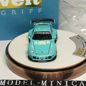 ▲限定品！Light Blue！全開閉！PGM 1/64 ポルシェ Porsche 911 RWB 993 金属製 High Endの画像4