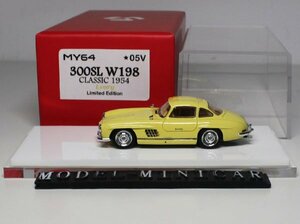 ▲入手困難！限定品！SCM MY64 1/64 メルセデス ベンツ Benz 300SL #05V W198 CLASSIC 1954 Lvory 新品 Resin Model