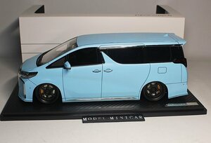 ^ last 1 pcs!Blue! limited goods!Ignition Model 1/18 Toyota Toyota Alphard ALPHARD new goods IG2794