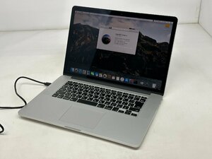 ★Apple MacBook Pro (Retina,15-inch,Mid 2015)★Core i7 クアッドコア @2.50GHz/16GB/SSDなし★訳アリ品 １円～★0214-I