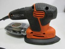 ◆BLACK＋DECKER ブラックアンドデッカー 高集塵マウスサンダー KA2000 動作確認済み 元箱入り 現状渡し._画像4