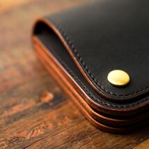 未使用品 ミドル トラッカーウォレット / Middle Tracker Wallet 財布 長財布 茶芯 ブラック_画像10