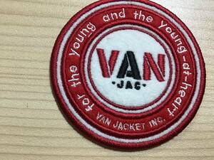 VAN JAC 丸VANワッペン　レッド　新品　　J.PRESS 　　Kent